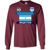 Image of ARGENTINA Football Soccer T-Shirt with national flag