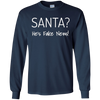 Image of Santa Fake News T-Shirt Trump Joke Funny Christmas Gift
