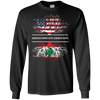 Image of American Grown With Lebanese Roots T-Shirt Lebanon Tee