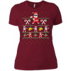 Image of Santa Floss T-Shirt Funny Flossing Dance Ugly Sweater Meme