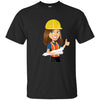 Image of Woman Architect Shirt Contractor Construction T-Shirt