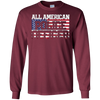 Image of 4th of July TShirt All American Police Officer Father's Day