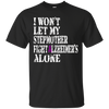Image of Alzheimer's Awareness Shirt For Stepmother Purple Ribbon Tee