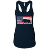Image of American Flag Patriotic Wild Feral Pig Hunting T-Shirt USA
