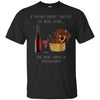 Image of Woman Cannot Survive on Wine Alone needs A Dachshund Tshirt