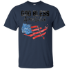 Image of American Flag T-Shirt God Bless America 4th of July Tee Unis
