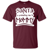 Image of Santa Is Promoting Me To Mommy T-Shirt | Christmas Tee