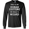 Image of Wizard Halloween Costume Shirt Easy Funny for Men Boys Girls