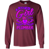 Image of A Girl on love with her Plumber t shirt for Plumbers Wife
