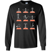 Image of Christmas Skeleton Yoga Pose Shirt Exercise Work Out