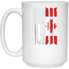 Image of American Canadian Patriotic Flag T-shirt