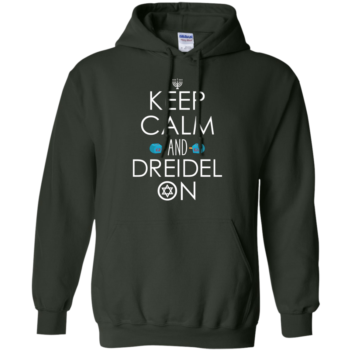 Funny Hanukkah Gift Ideas - Keep Calm and Dreidel On T-Shirt