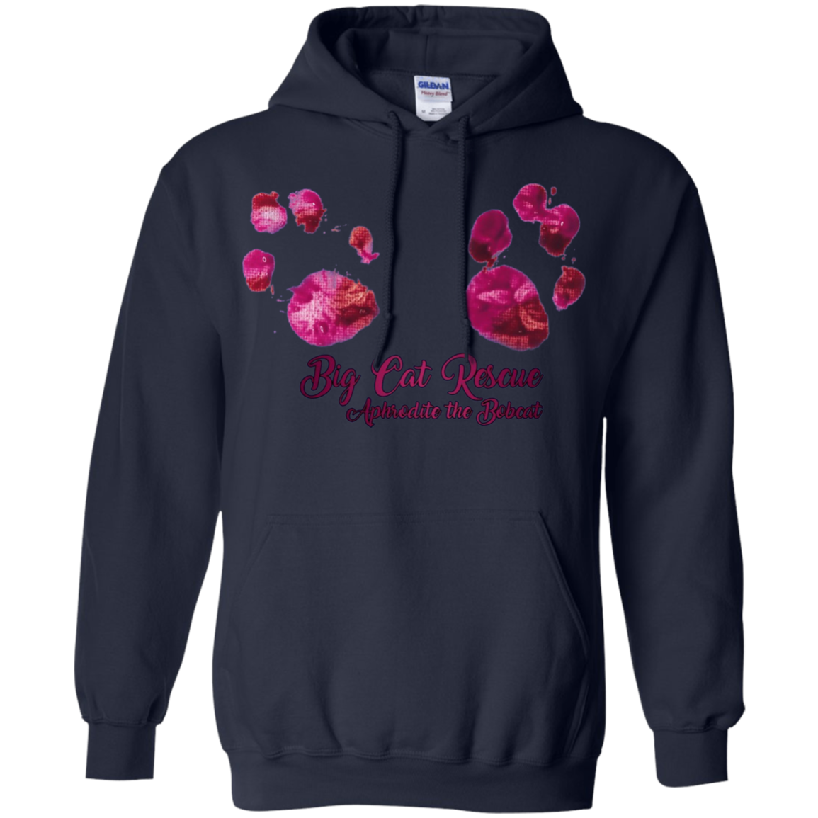 Aphrodite Rehab Bobcat LG Paw Print Long Sleeve T-shirt