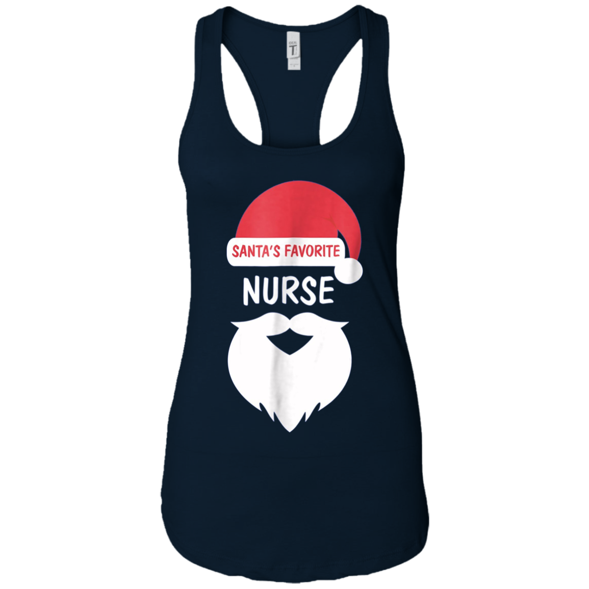 Santa's Favorite Nurse | Funny Christmas Nursing T-Shirt