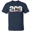 Image of Area Code 209 shirt - Modesto California t-shirt