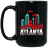 Image of Atlanta T Shirt Funny Atlanta Georgia Skyline Souvenir Tee