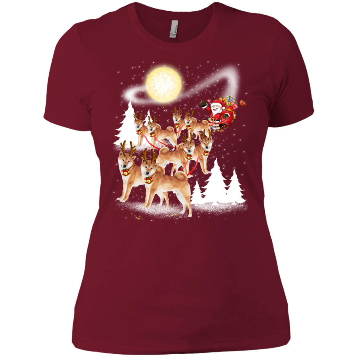 Akita Dog Merry Christmas T Shirt