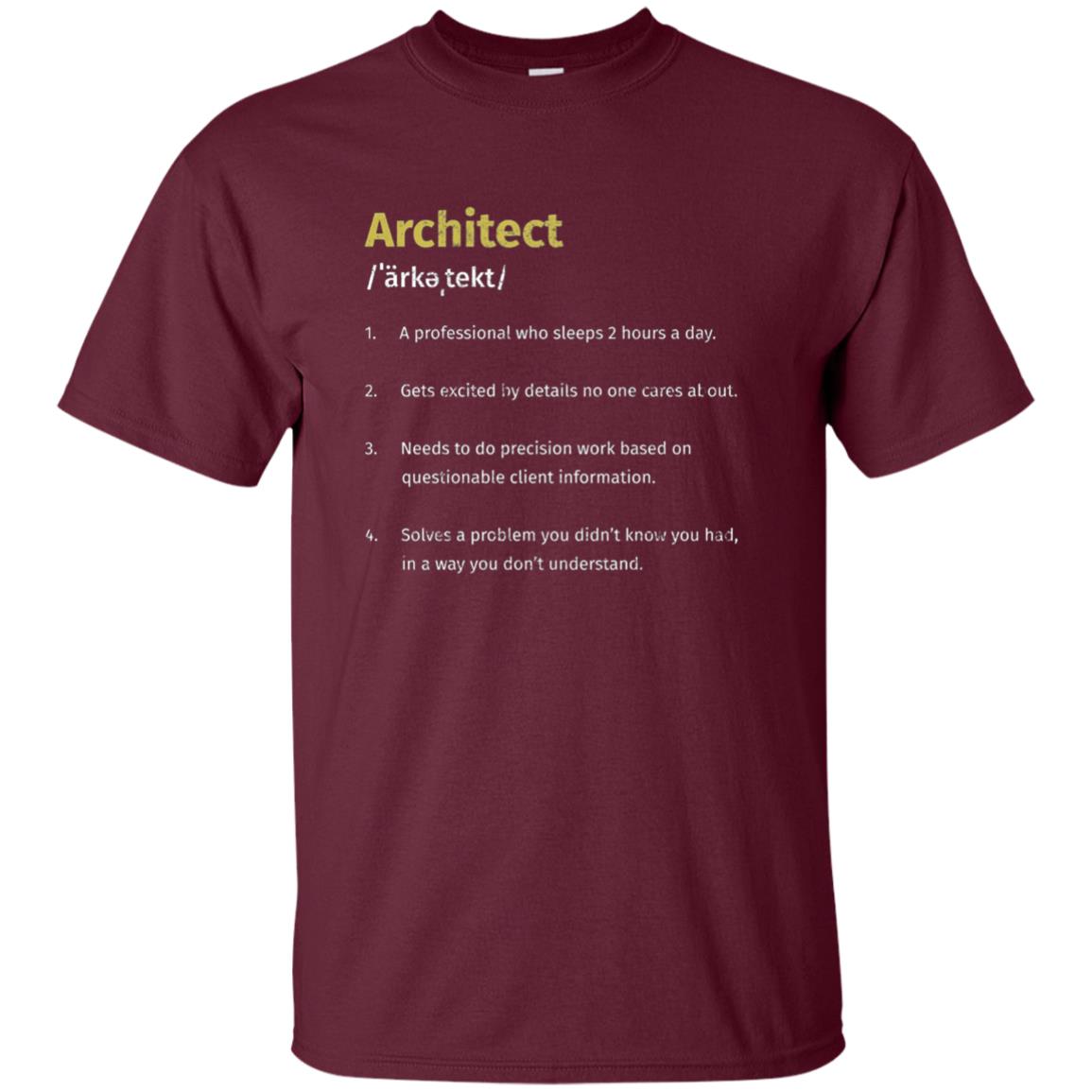 Architect Definition Architecture Distressed Long T-Shirt