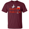 Image of Funny Halloween Wine Tshirt, Happy Hallowine, for Men Women