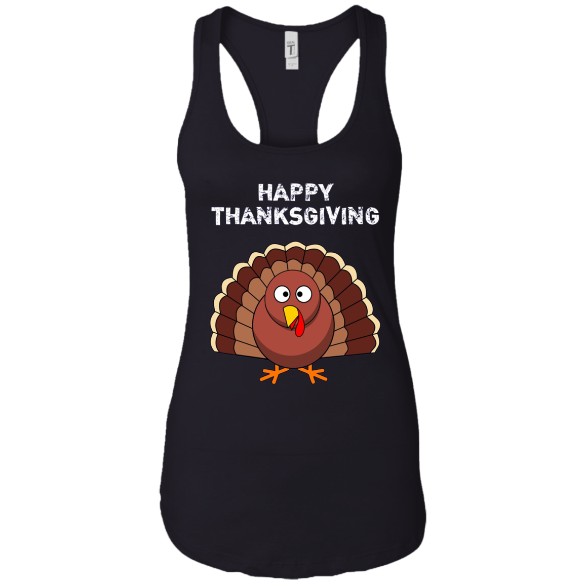 "Happy Thanksgiving" Turkey Thanksgiving Funny T-Shirt