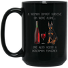 Image of Woman Cannot Survive on Wine Alone needs A Doberman Pinscher
