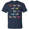 Image of Noël Enveloppé Dachshund Funny Doxie T-Shirt