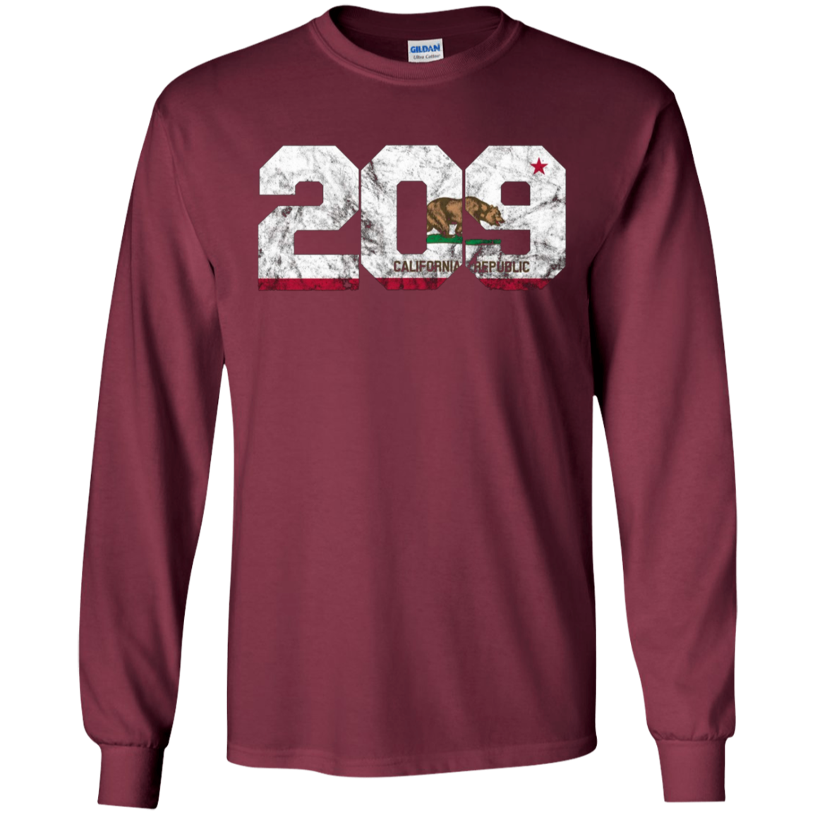Area Code 209 shirt - Modesto California t-shirt