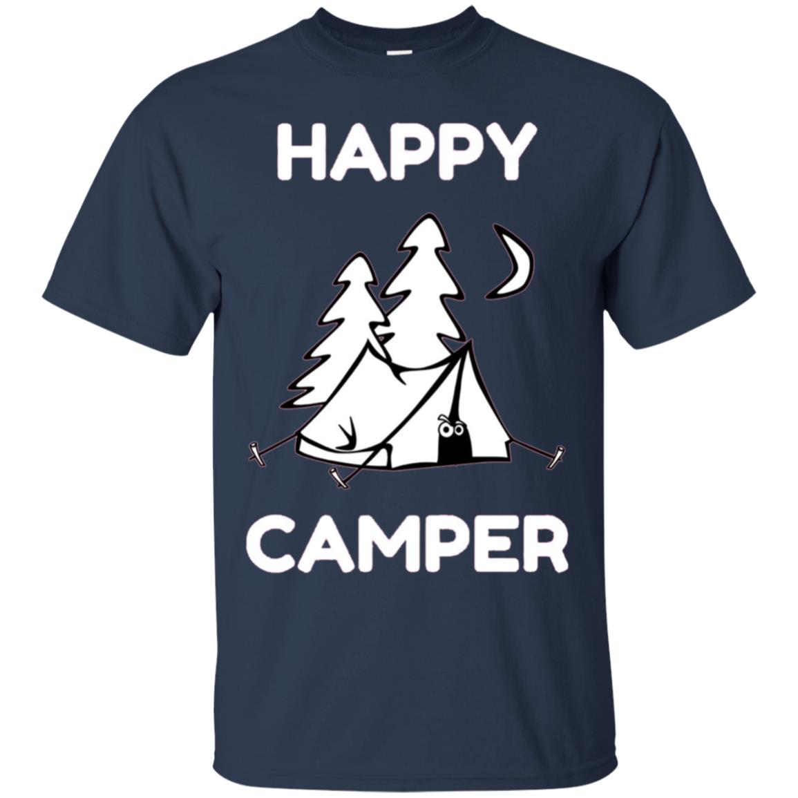 Funny Happy Camper Shirt for Kids, Men, Women, Toddler