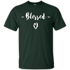 Image of A shirt that says Blessed | Blessed Thanksgiving T-Shirt