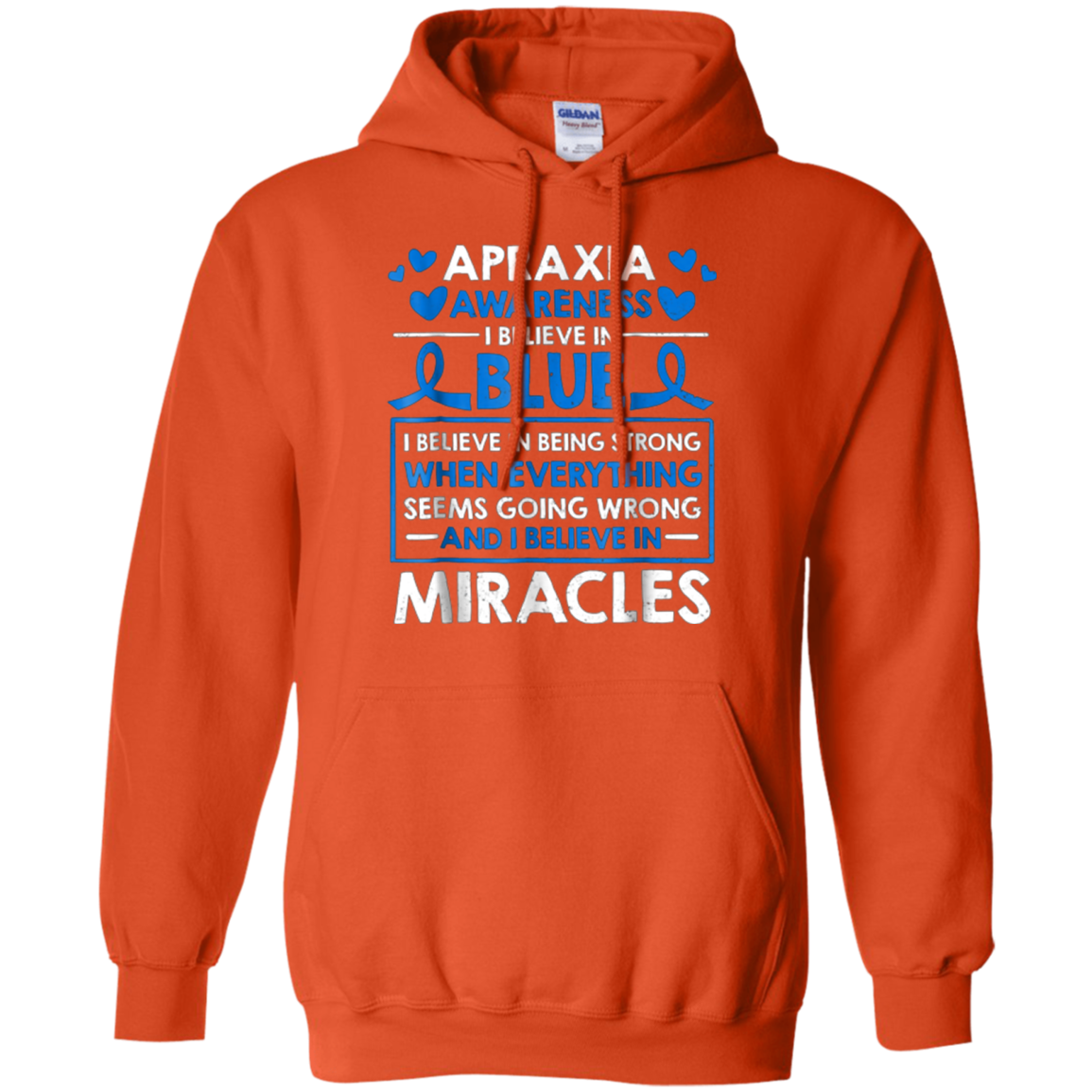 Apraxia Awareness I Believe In Blue Miracles T-Shirt May