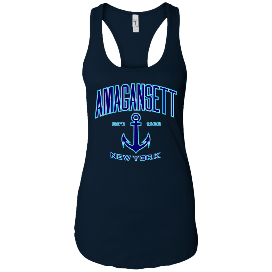 Amagansett, New York T-Shirt (Blue/Aqua)