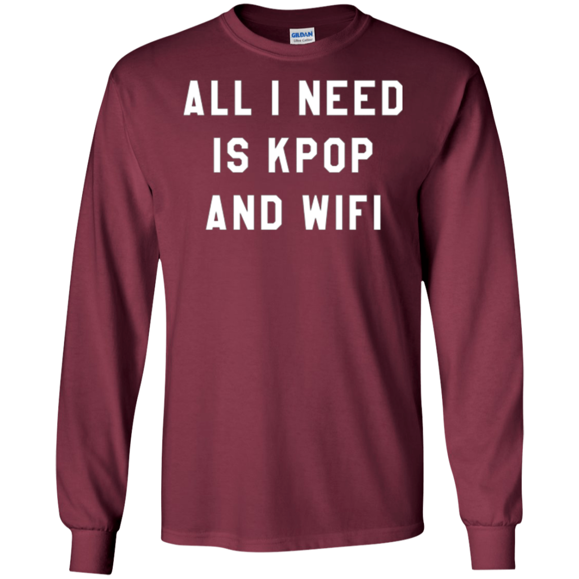 Tout ce dont j’ai besoin est Kpop et Wifi coréen K-Pop Fan Tshirt