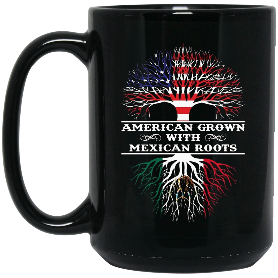 American Grown With Mexican Roots Tee Shirt