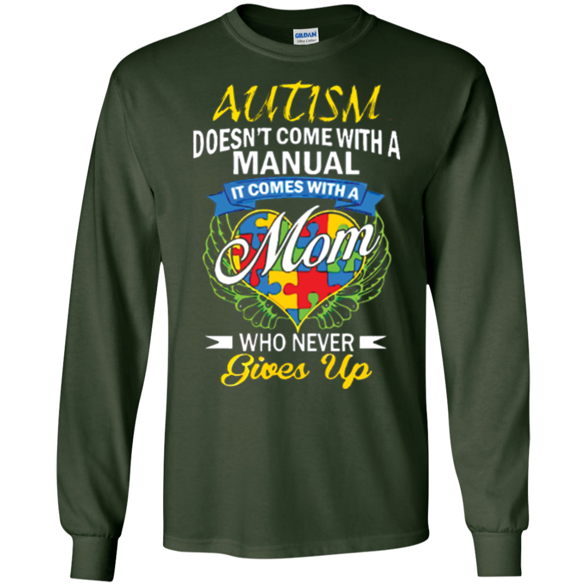 Autism Doesn't Come With A Manual It Come With A Mom T-Shirt