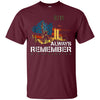 Image of Always Remember 9/11 Patriot Day Memorial Tshirt