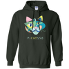 Image of Artist & Art Teacher Shirt: Picatsso, Funny Abstract Cat Art
