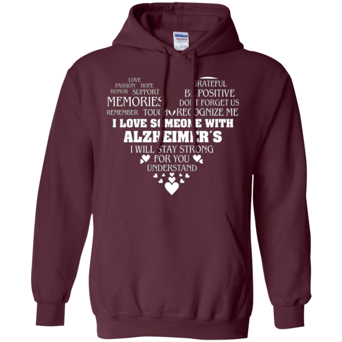 Alzheimer awareness t-shirt for family member