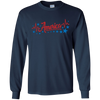 Image of America Heartbeat Long Sleeve Fourth of July Outfit Stars