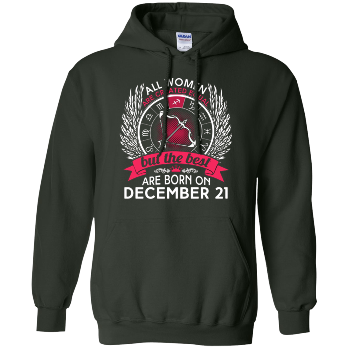 All Women Are Created Equal Born On December 21 T-shirt