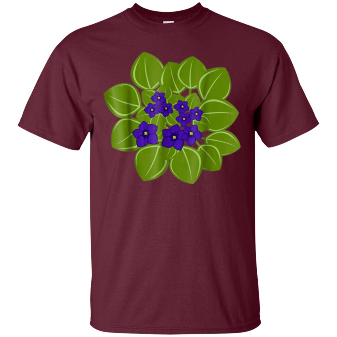 African Violet Houseplant Floral Potted Plant Lover T-Shirt