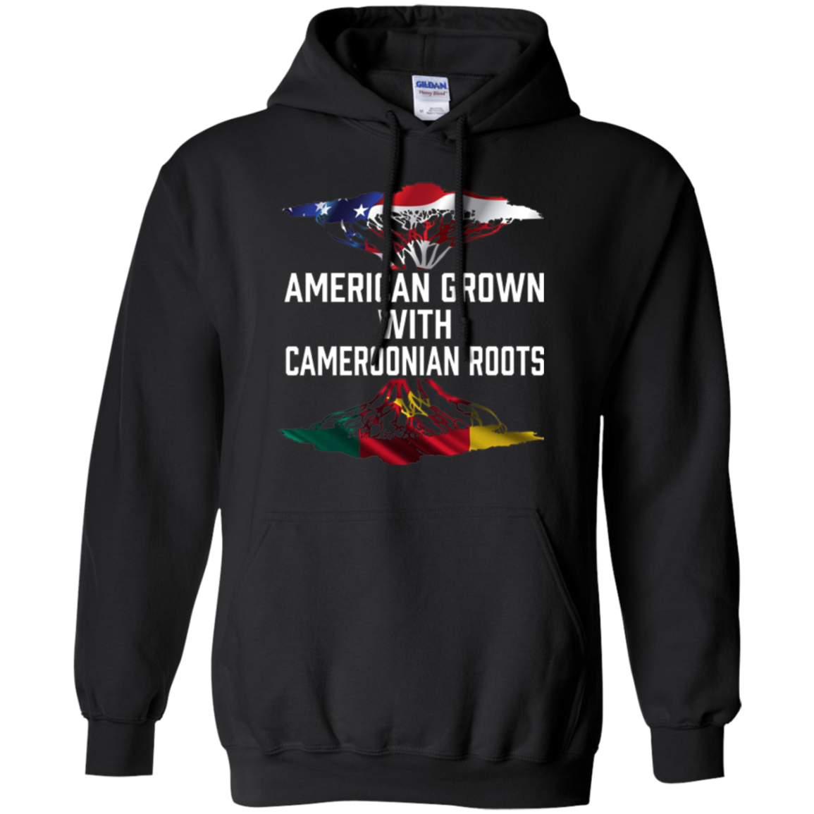 American Grown with Cameroonian Roots T Shirt Cameroon Home