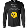 Image of Autism Awareness: Autism is NOT contagious | Smiling T-Shirt