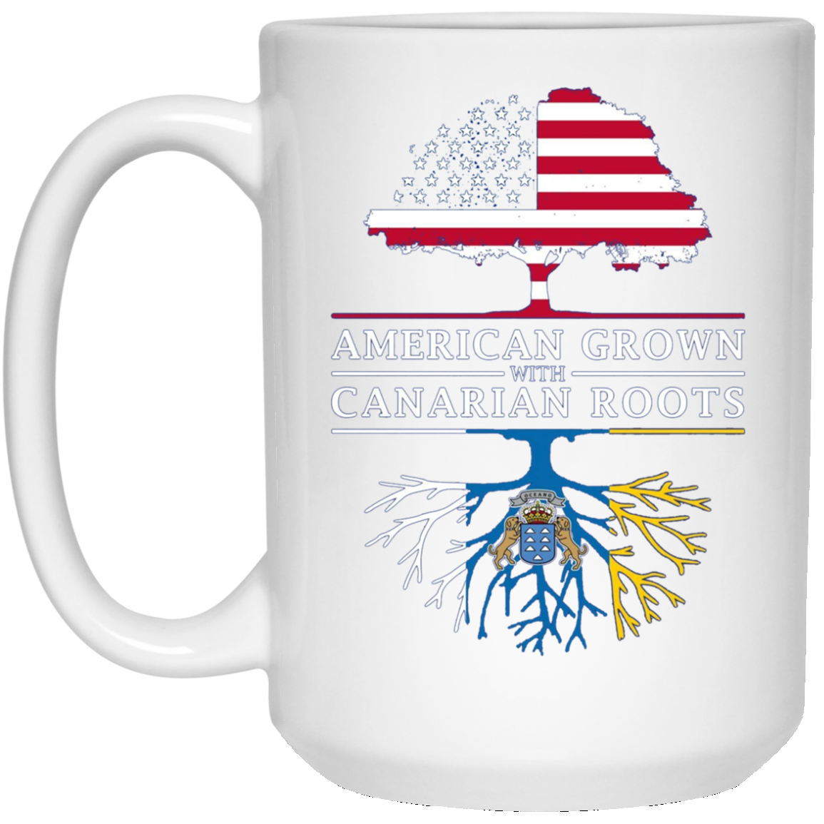 American Grown with Canarian Roots - Canary Islands Shirt