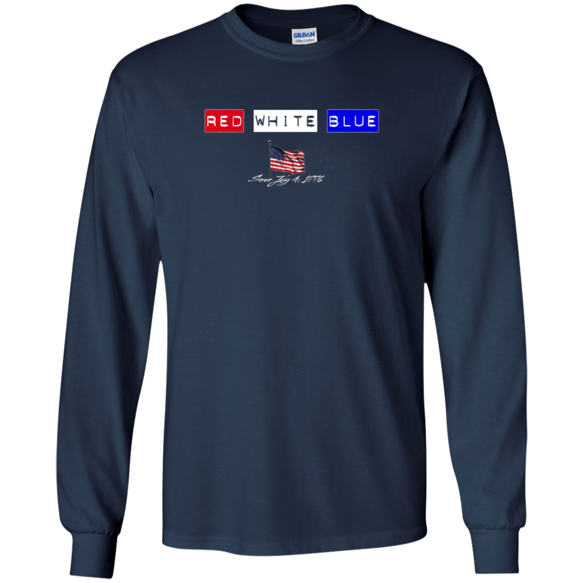 American, Red White & Blue - Long Sleeves