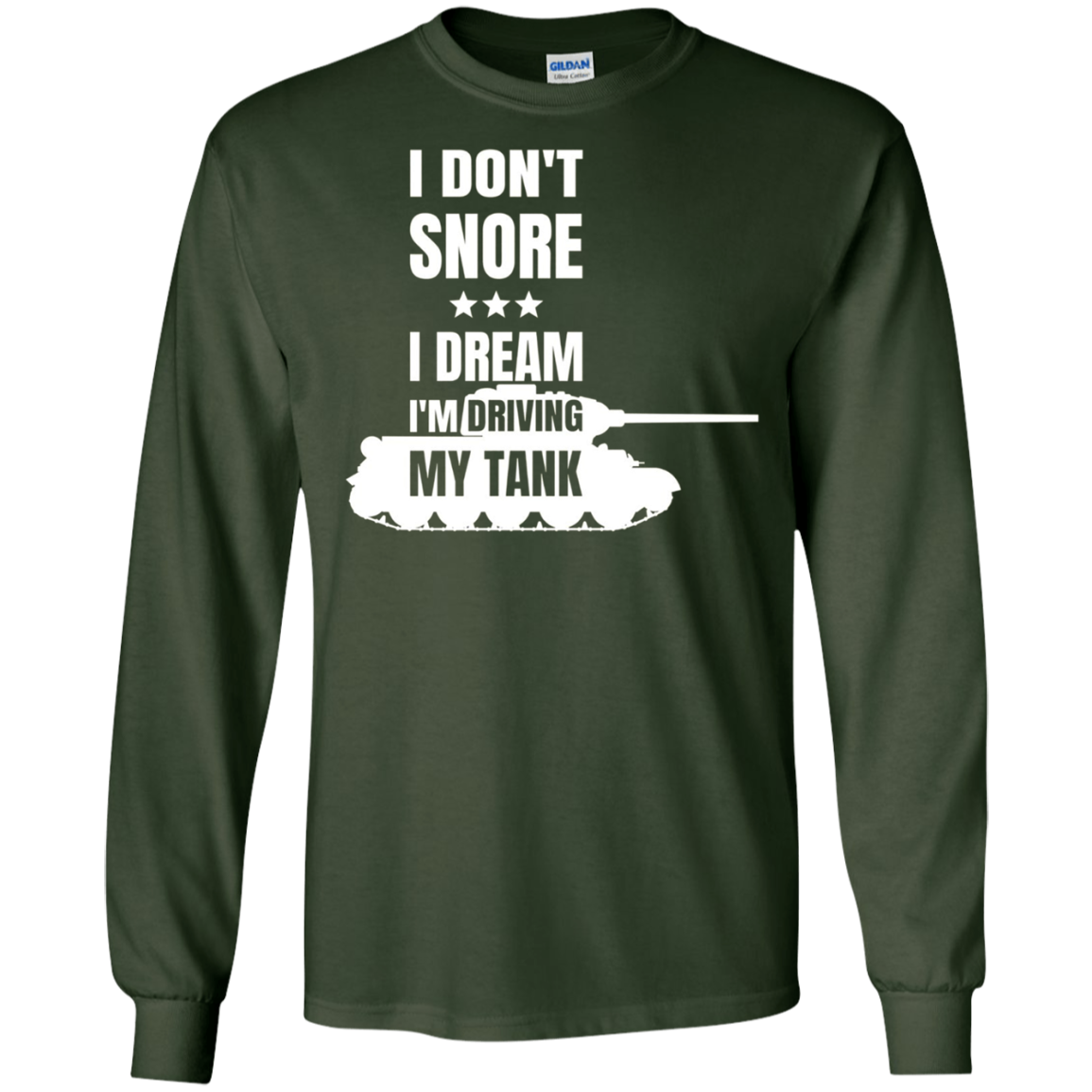 Army Tank Panzer Driver T-Shirt Snore Snoring Funny Quote