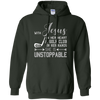 Image of WITH JESUS IN HER HEART & GOLF CLUB HANDS SHE IS T-shirt