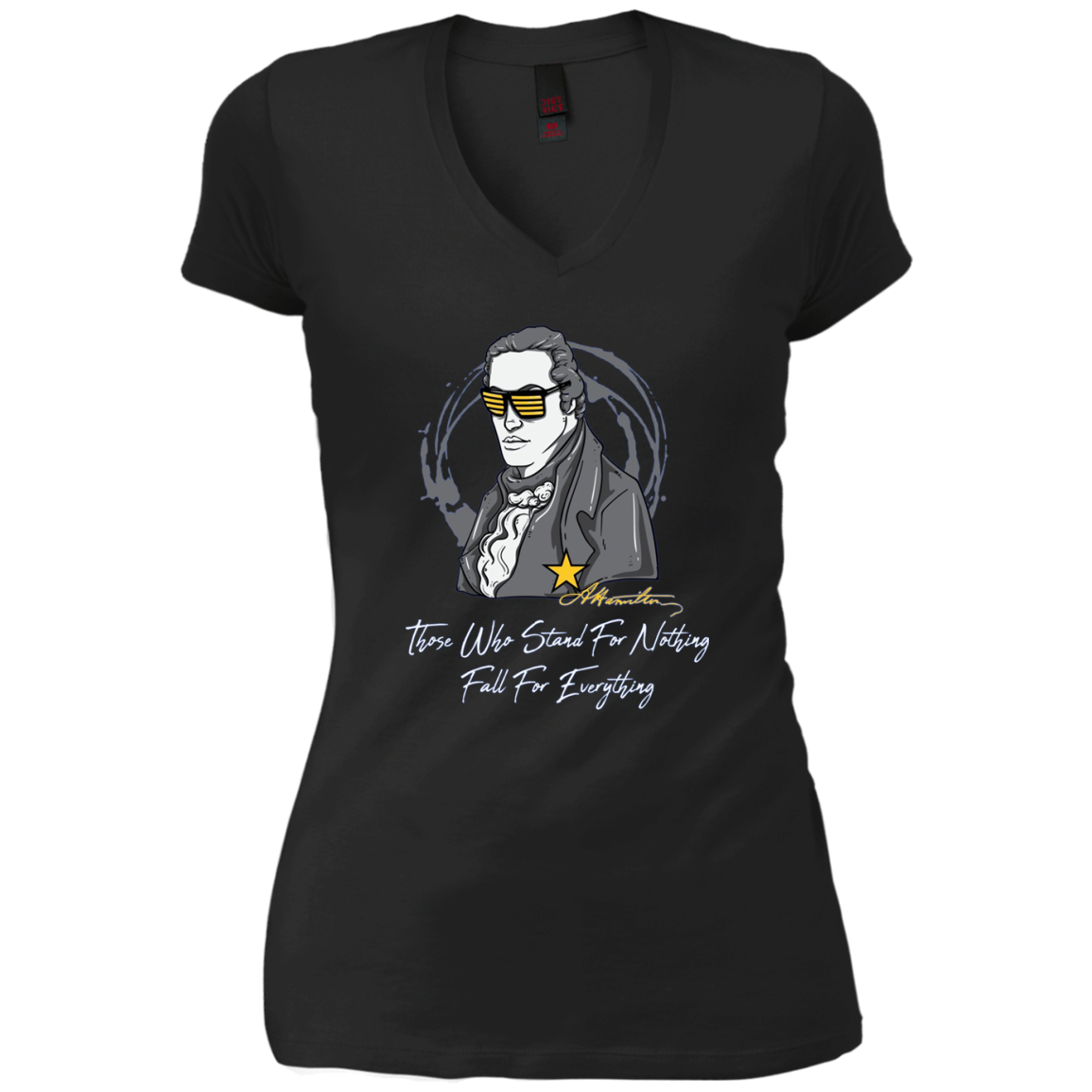 Alexander Hamilton Long Sleeve T-Shirt Founding Fathers USA