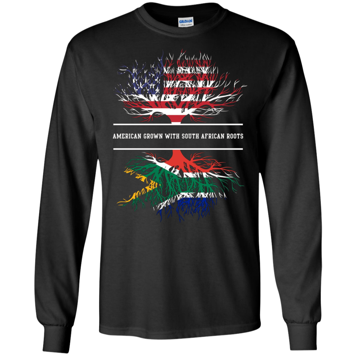 American Grown With South African Roots T-Shirt South Africa