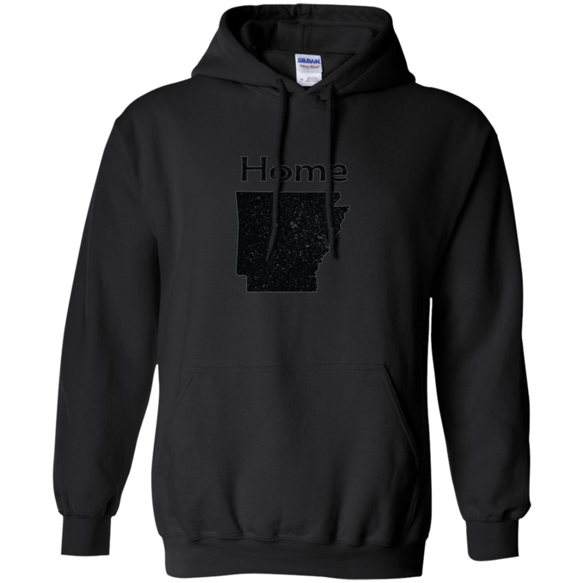 Arkansas Distressed Home State light long sleeve t-shirt