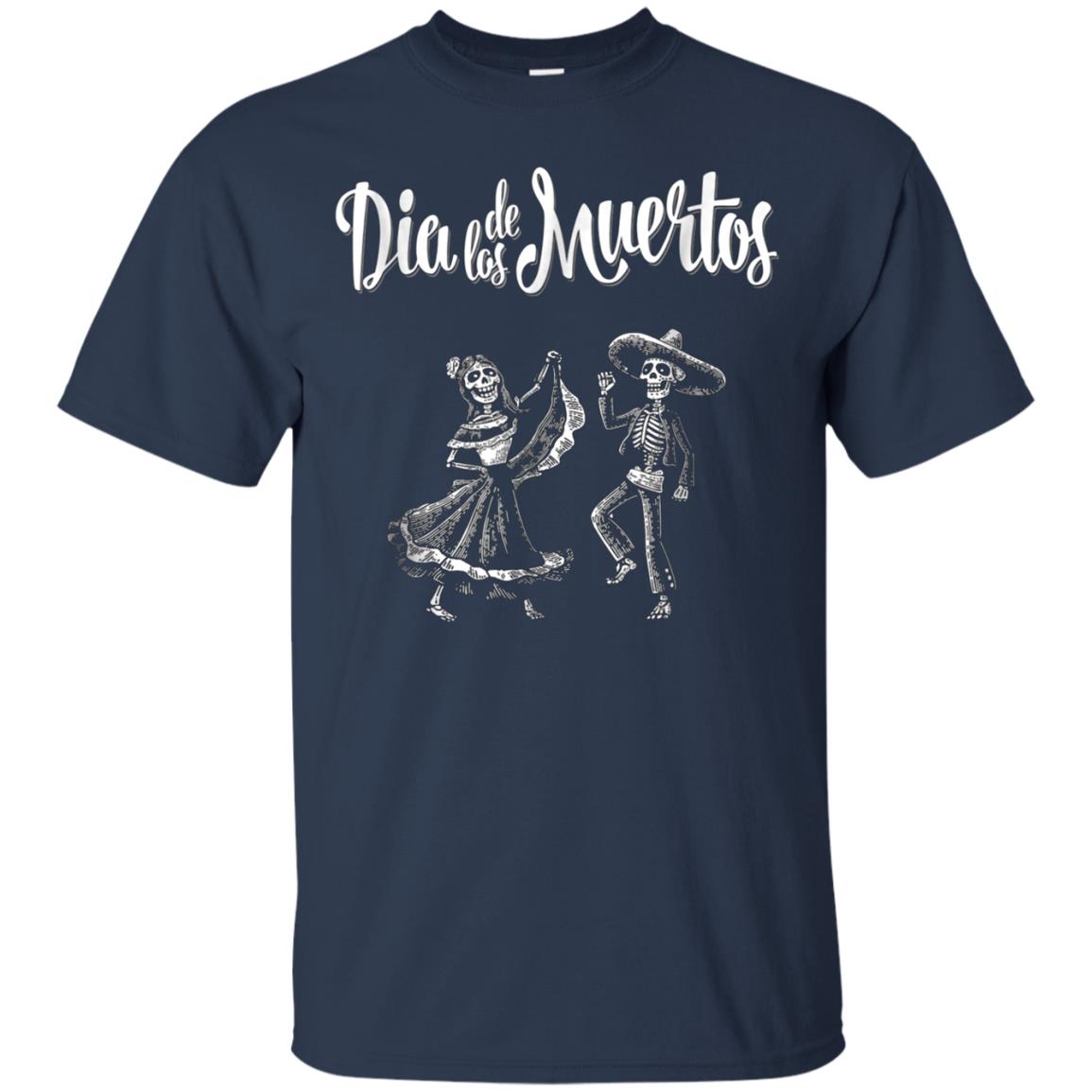 "Dia De Los Muertos" Dancing Mariachi Skeletons Tee Shirt